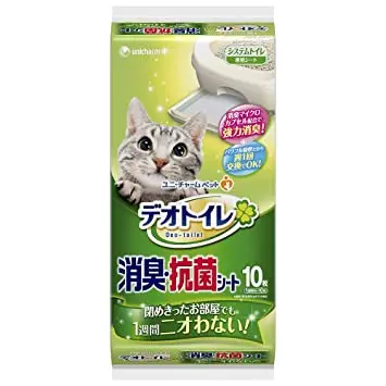 デオトイレ 1週間消臭・抗菌 消臭・抗菌シート 10枚入り×12個 (ケース販売)